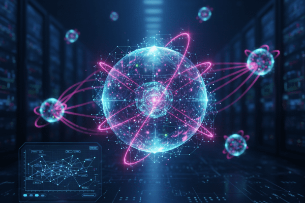 A visualization of a qubit, key to understanding quantum computing.